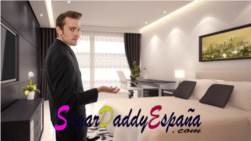 hombre en hotel solo