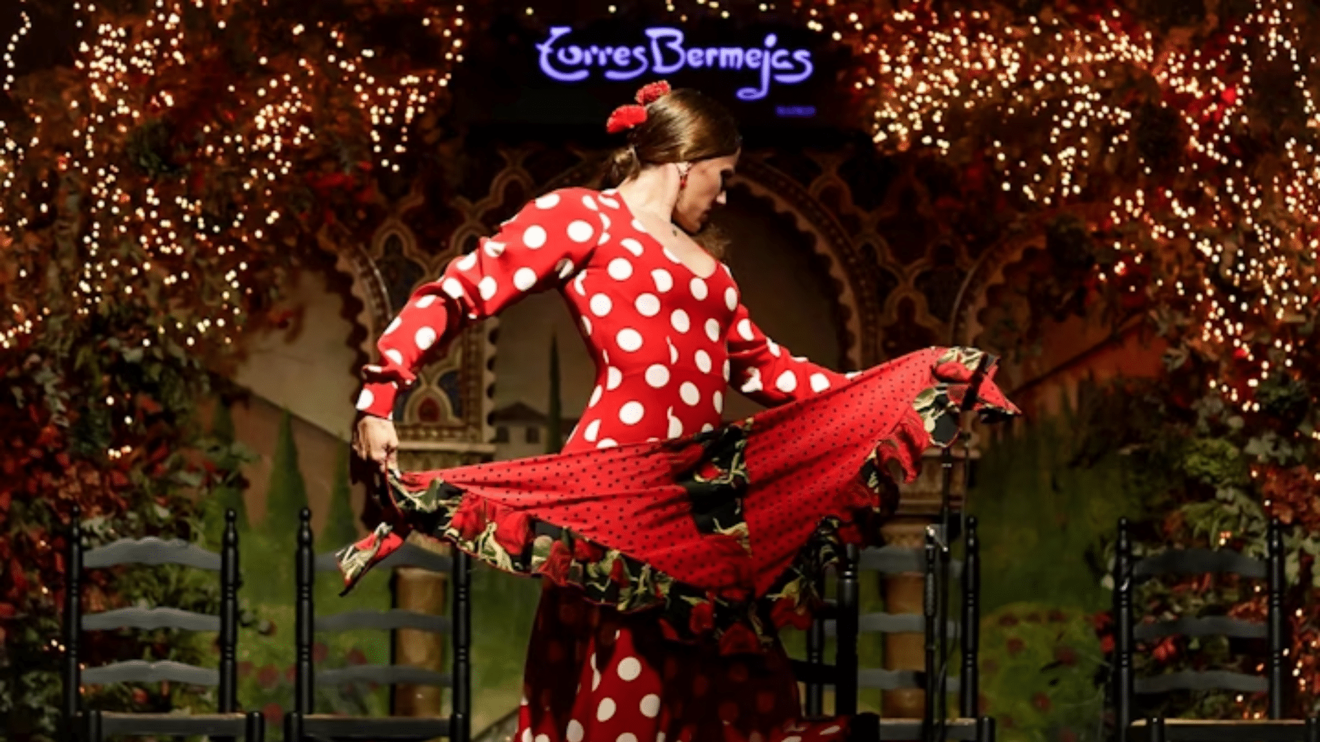 Noches bermejas foto de noches en Madrid flamenco típico en España